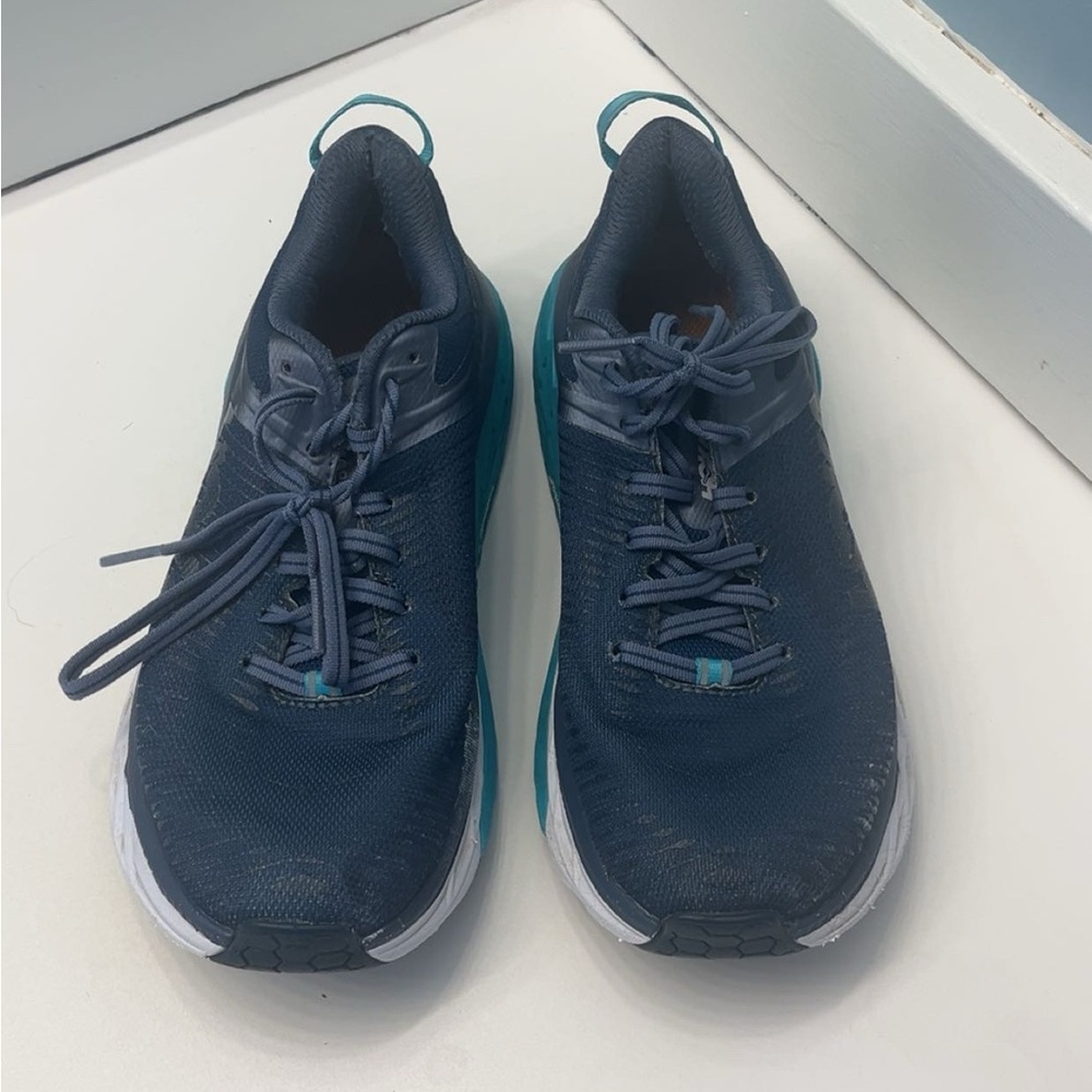 Hoka Blue Athletic Shoes